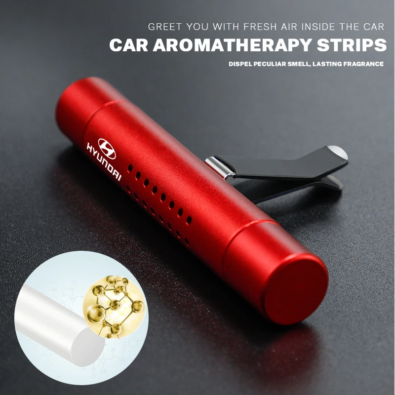 Car Air Outlet Perfume Clip Lasting Aromatherapy Interior Accessories For Hyundai Genesis N-LINE Tucson Elantra Azera Solaris