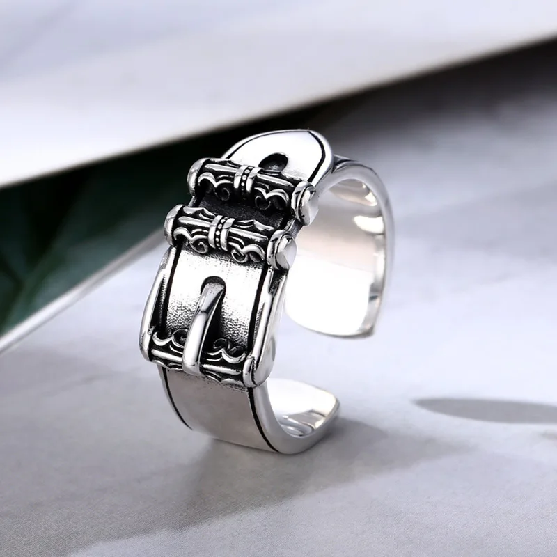 anillo-de-plata-con-hebilla-de-cinturon-anillo-de-plata-de-ley-925-para-hombre-y-mujer-anillo-abierto-para-el-dedo-Indice-joyeria-de-plata-personalizada