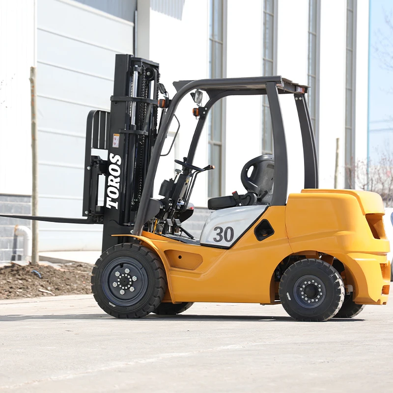 Powerful 3 Ton diesel Forklift, Full-duty Heavy-duty Loading and Unloading Machinery