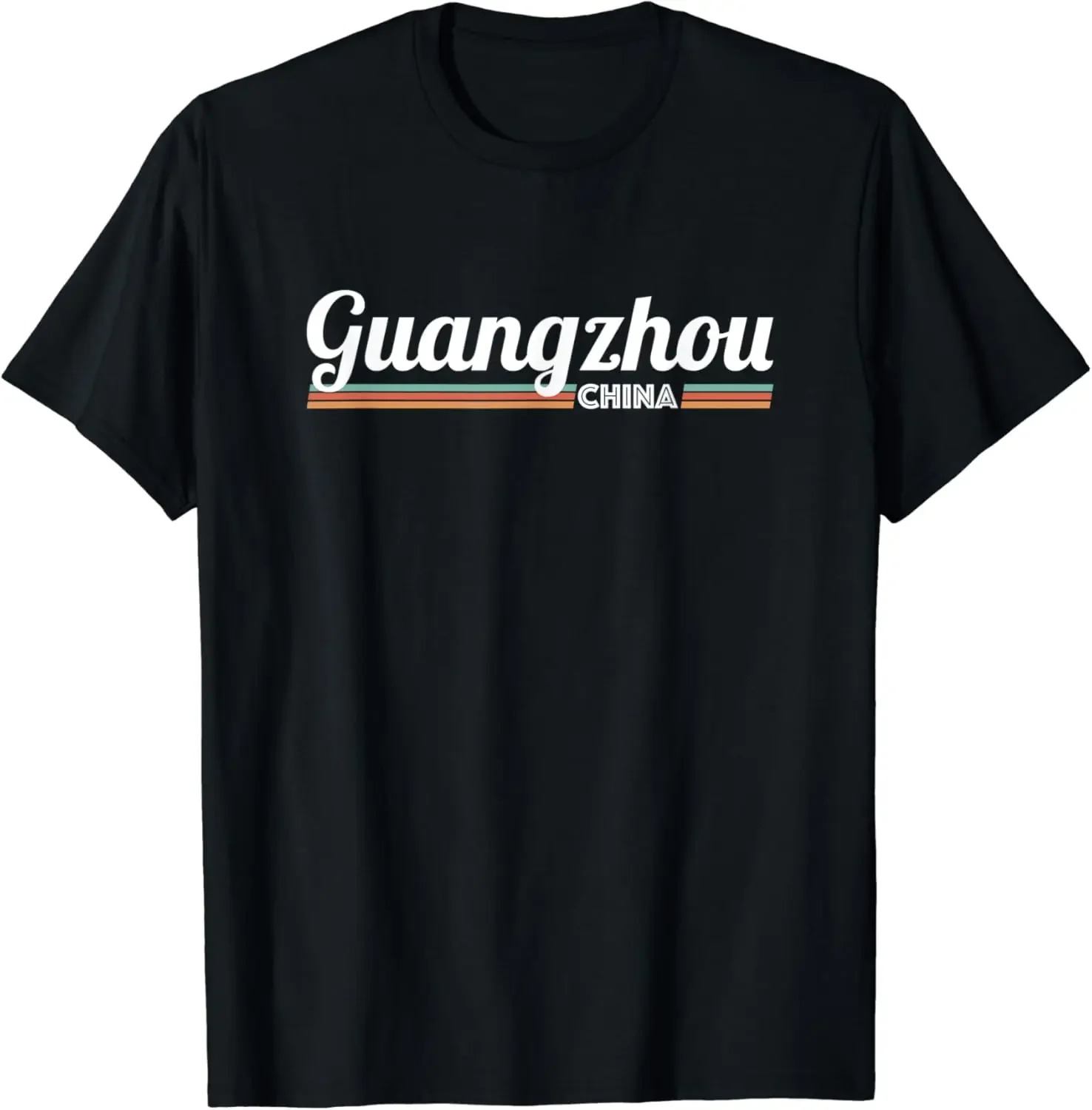 Retro Guangzhou Chlna Gift Vintage Travel Vacation Chlna T-Shirt Chlna Travel Clothes Tops Men Clothing Streetwear