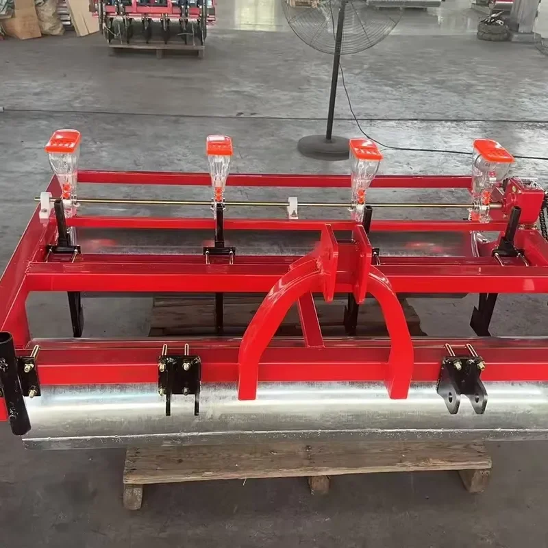 Tractor 3 Point Mounted 4 Row Mini Vegetable Planter Machinery Small Seed Vegetable Seeder