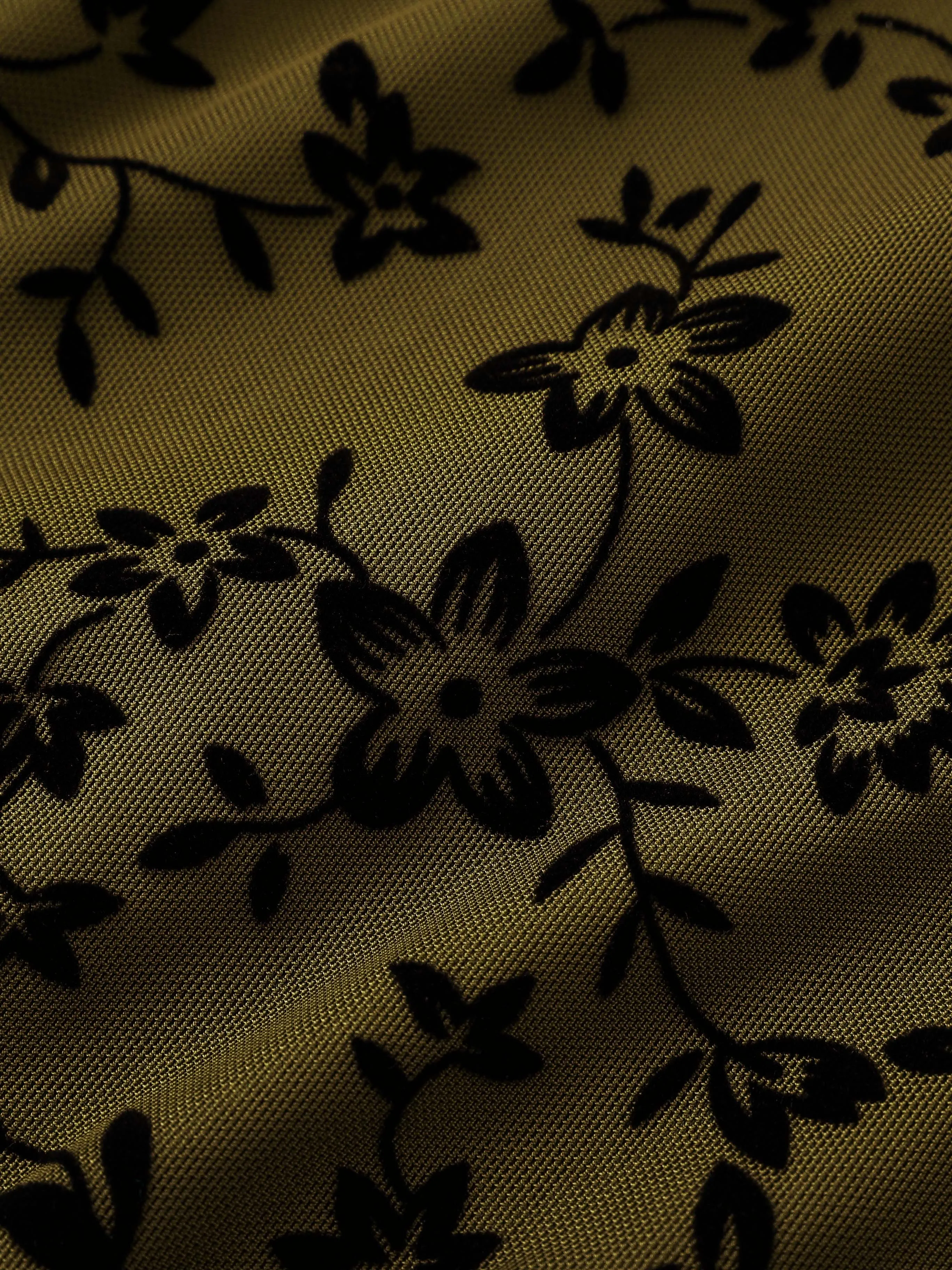 Women's Summer Fashion Slim Fit Flower Flocking Suspender Sleeveless Ruffle Dress