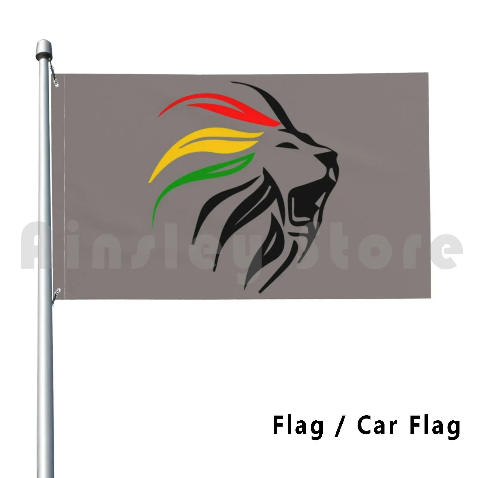 Cool Rasta Lion Of Judah Art Dreadlock Rastafari & Accessories For Rasta Lover Flag Car Flag Funny