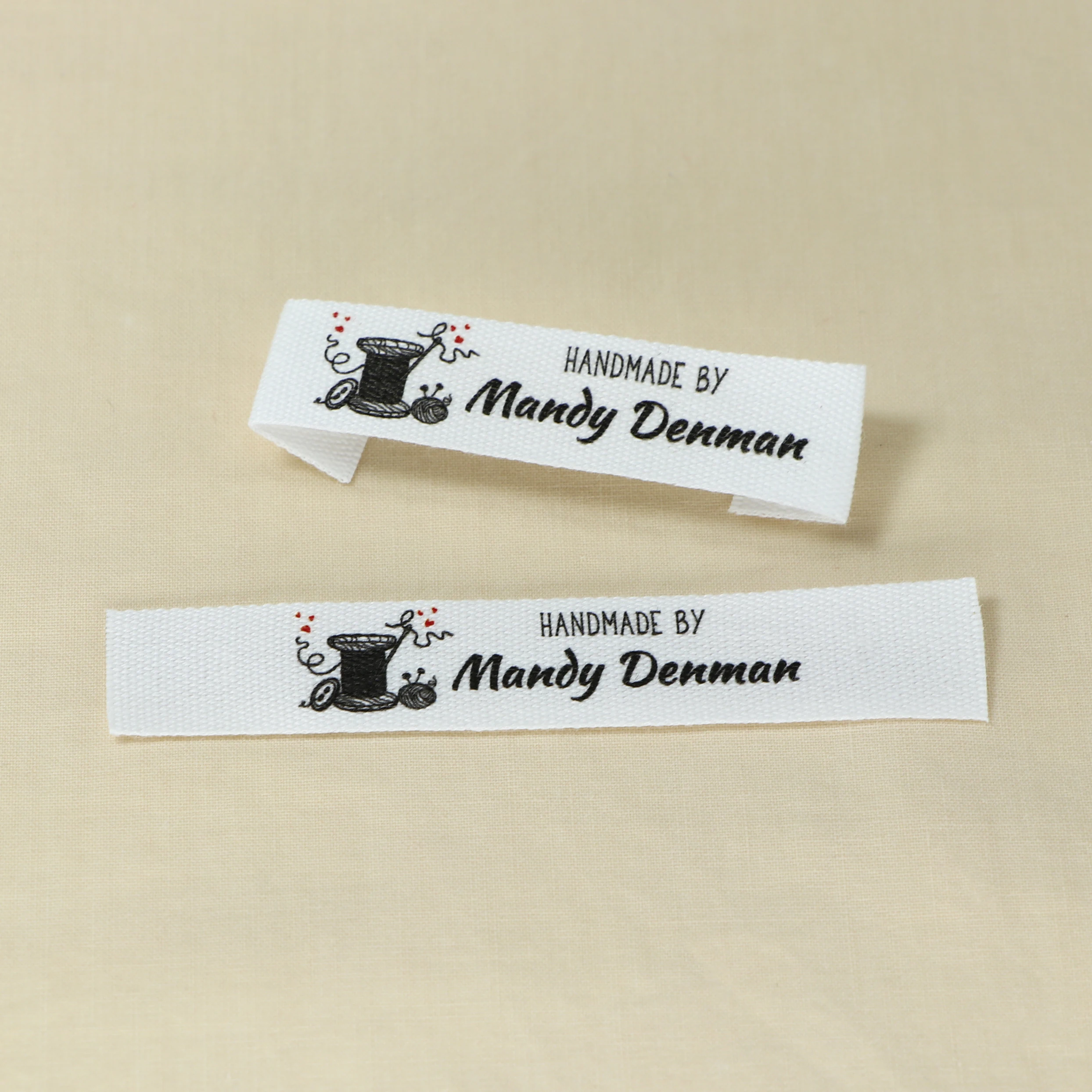 Custom sewing labels, Cotton ribbon labels, Clothing Labels (FR173)