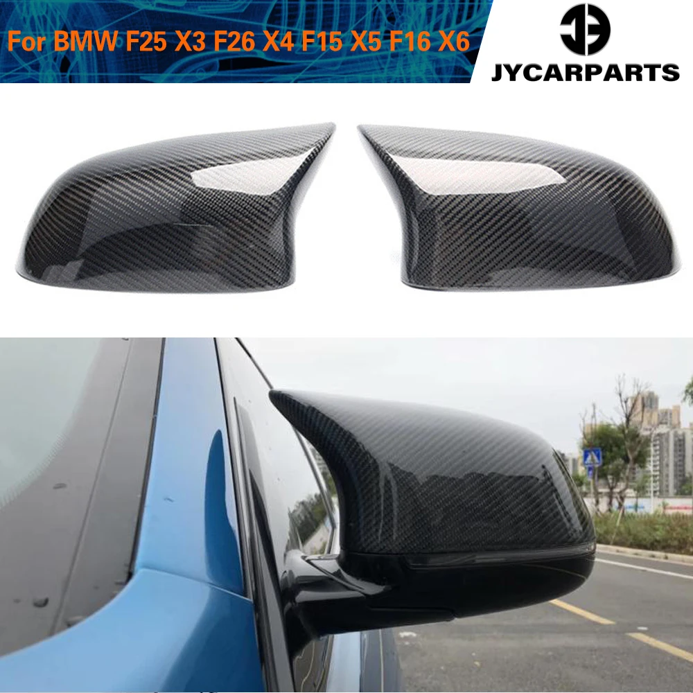 

Carbon Fiber Replacement Side Mirror Cover Caps for BMW F15 X5 28i 30d 35i M50i xDrive F16 X6 2014 2015 2016 2017 2018