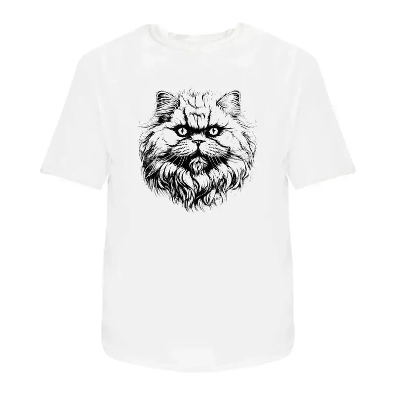 Persian Cat' Cotton T Shirt Ta040440