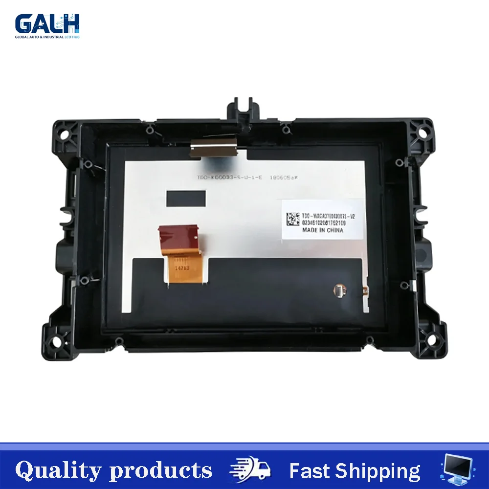 TDO-WXGA0700K00033-V2 TDO-WXGA0700K00057-V1 New 7 inch LCD With Touch Screen For Jeep Compass 2017-2020 Car Navigation