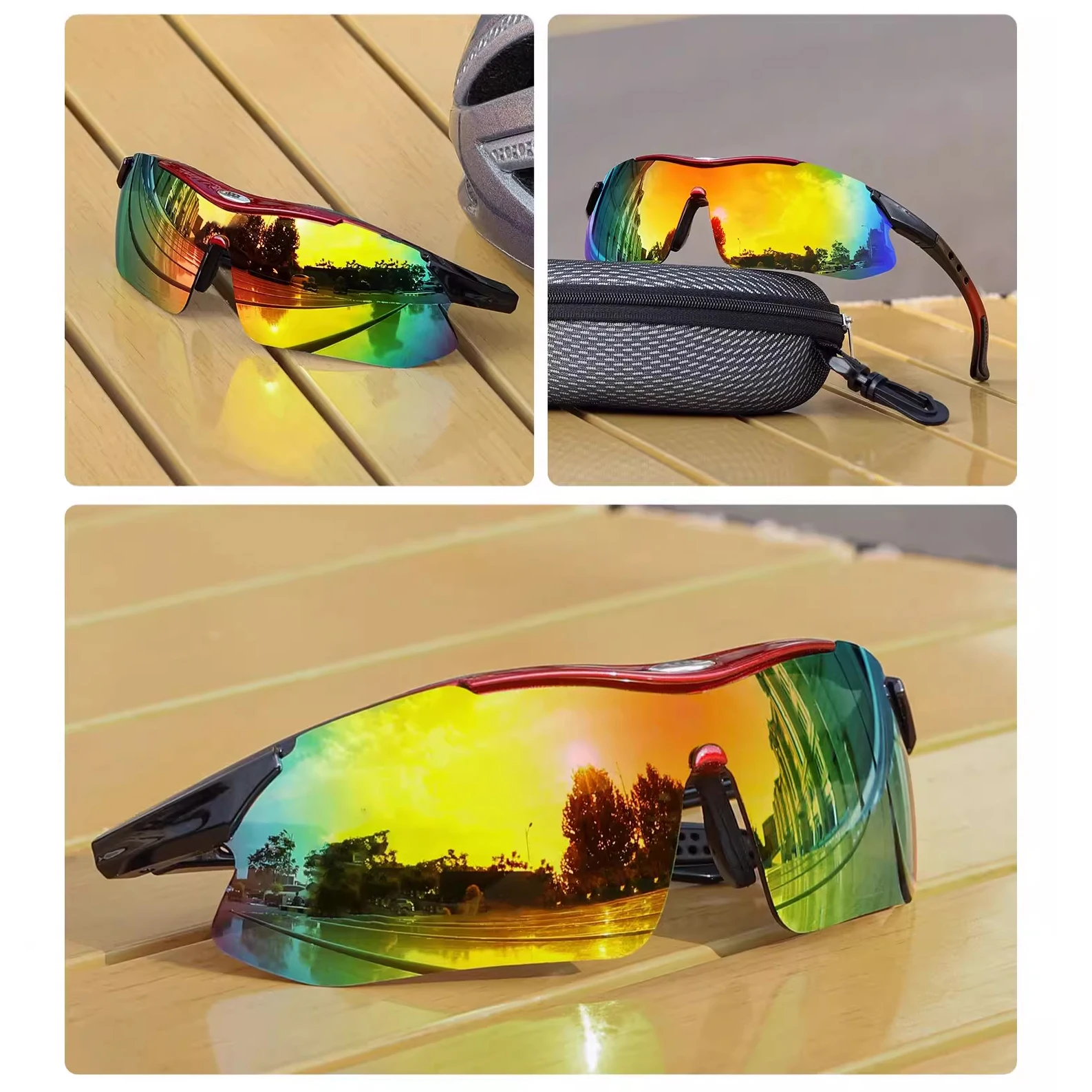 Women's cycling glasses UV400 hiking glasses men's outdoor sports glasses mountain glasses tennis glasses running glasses