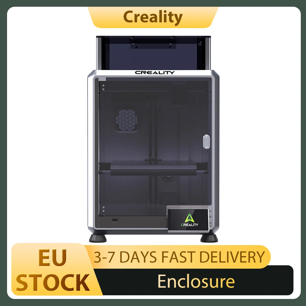 Creality Gehäuse für K1 SE/K2 SE Serie 3D-Drucker, Geräuschreduzierendes Konstanttemperatur-Gehäuse Isoliert Staub 3D-Drucker Zubehör