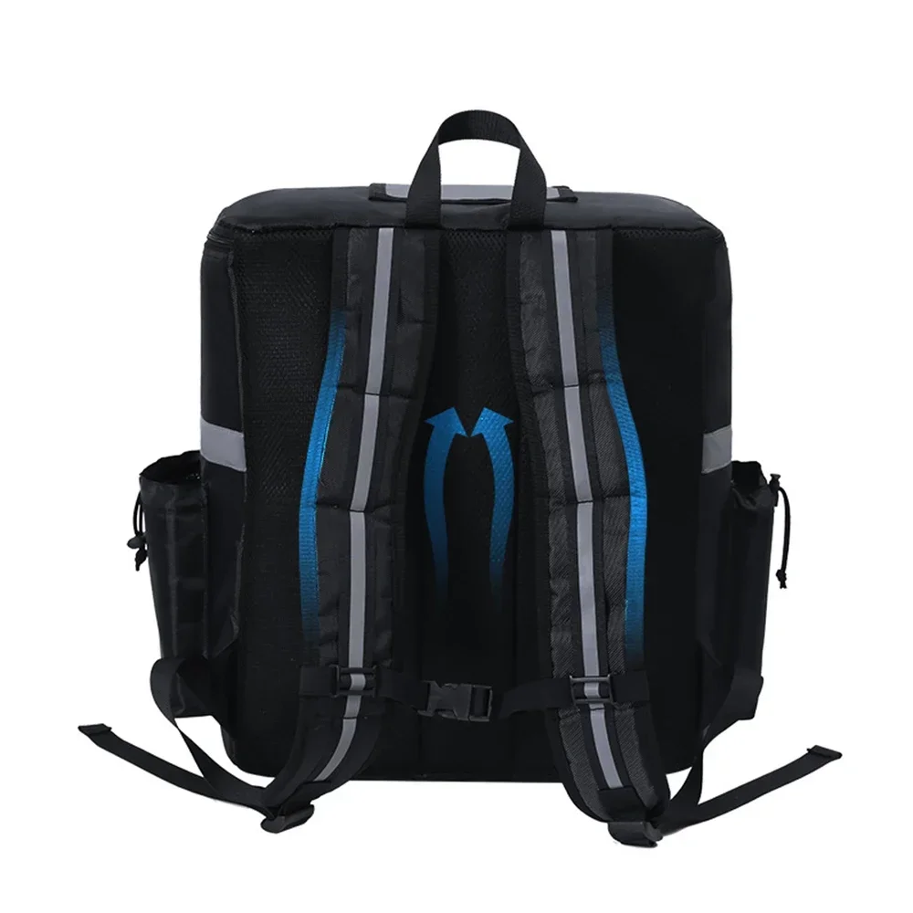 حقيبة ظهر معزولة للتسليم - حقيبة توصيل الطعام الحرارية للراكبين، سعة كبيرة 30 لترًا وحقيبة ظهر للبقالة #6