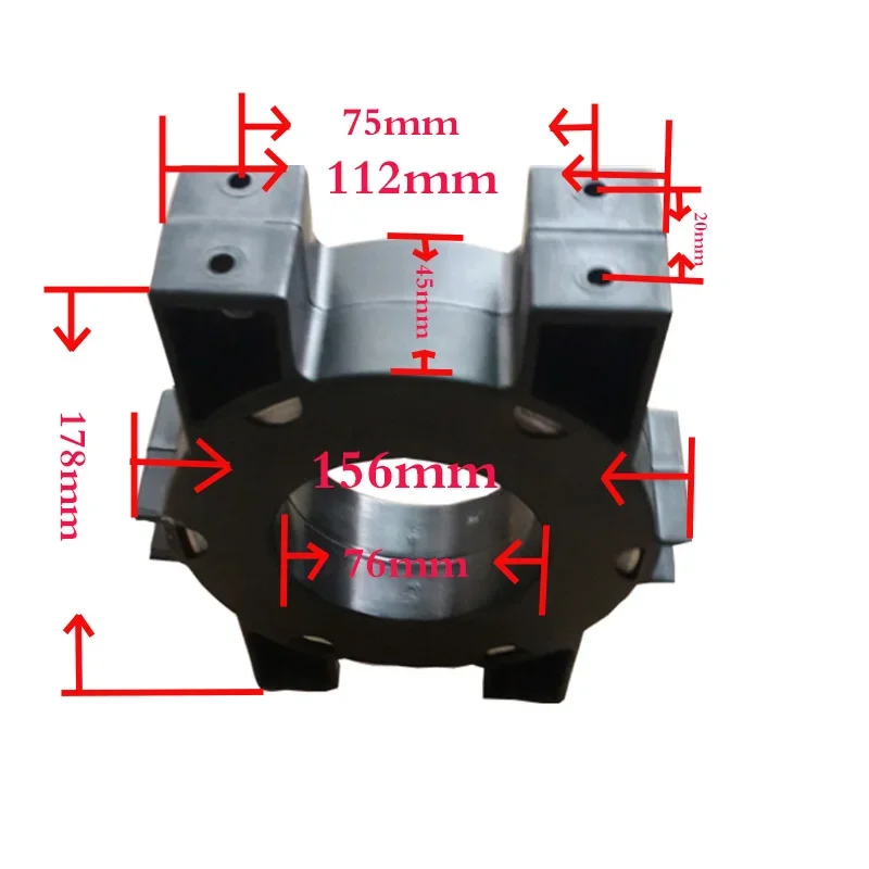 Amorphous Nanocrystalline Iron-based Magnetic Ring 130x80x40mm High Permeability Magnetic Ring