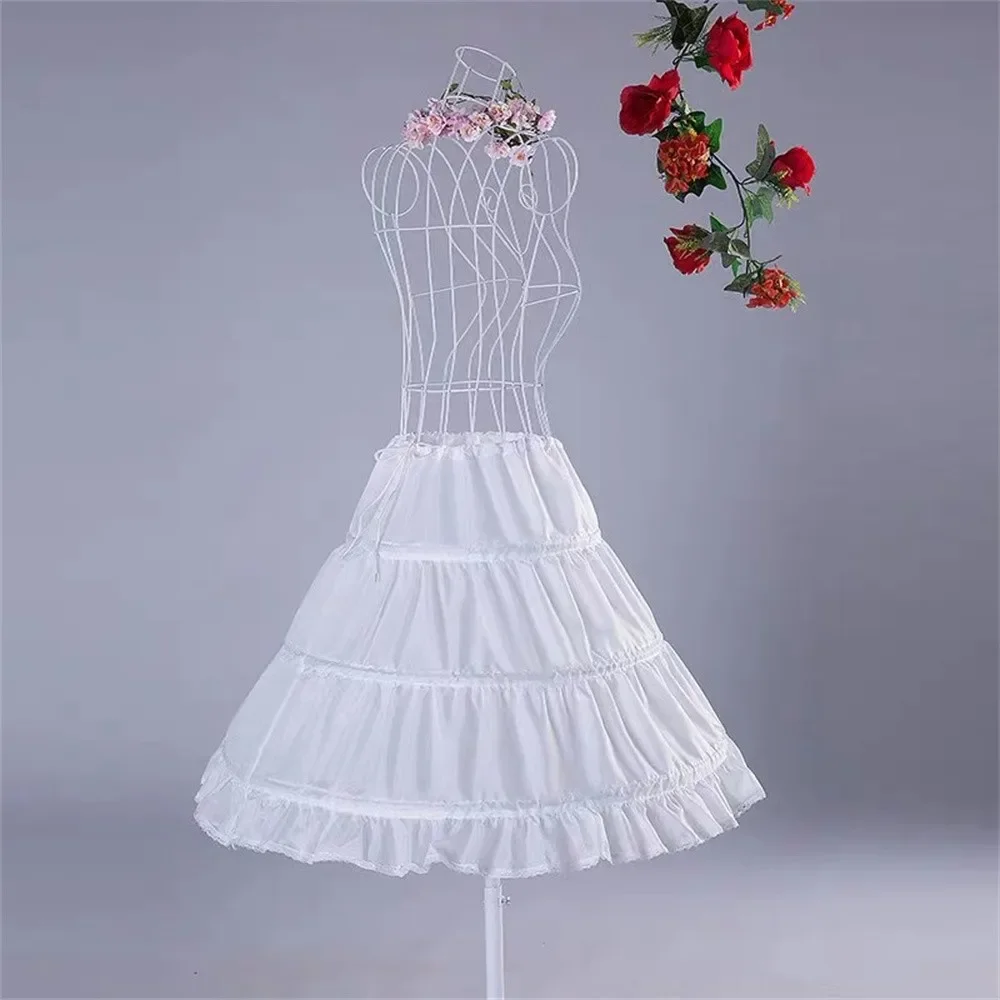 

Wedding White 3 Hoops Petticoat Crinoline Slip 2023 Underskirt For Bridal Gown Ball Gown Dress
