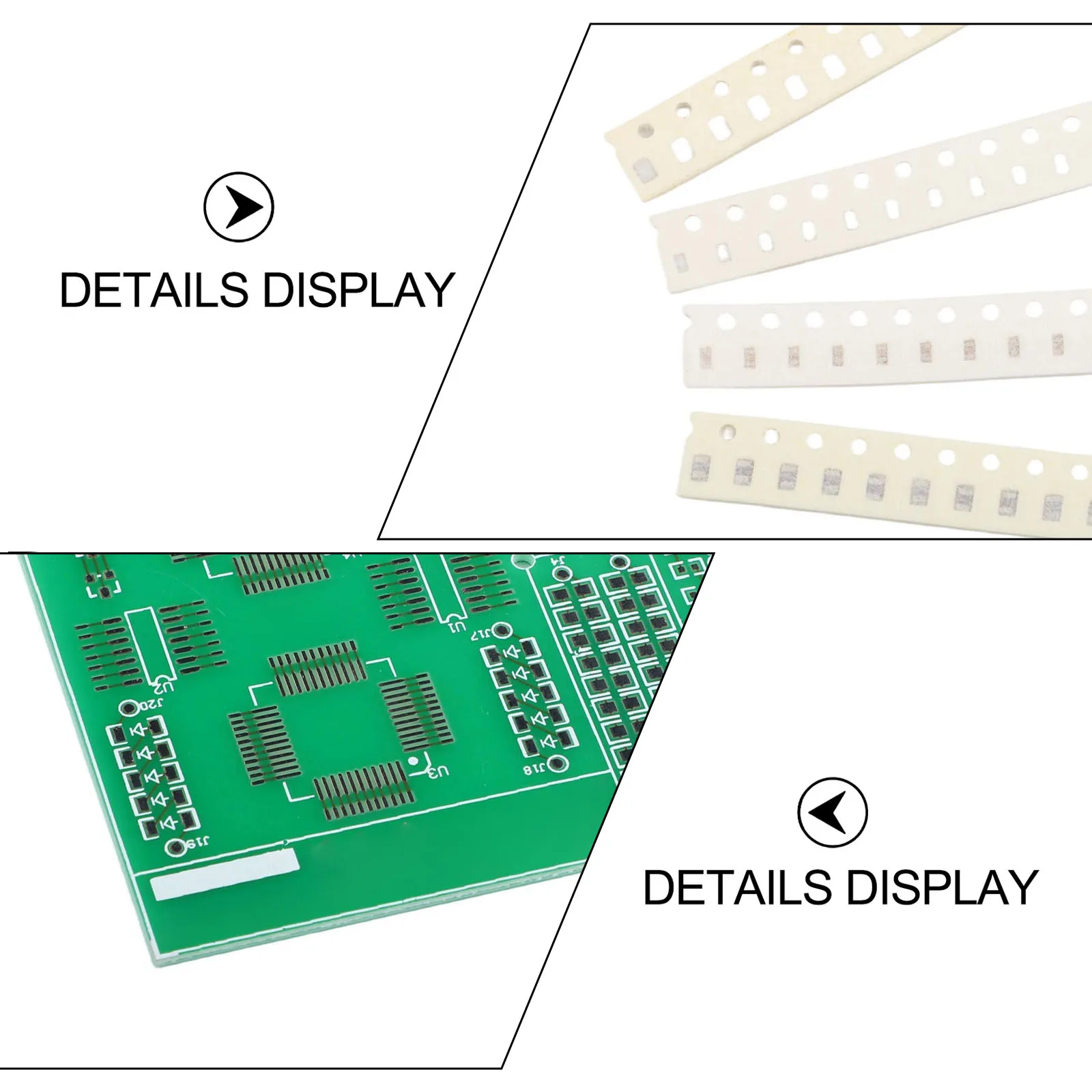FOR SMD Soldering Training Board with 106 Components LQFP and Chip Practice Kit for Electronics Learning and Skill Building