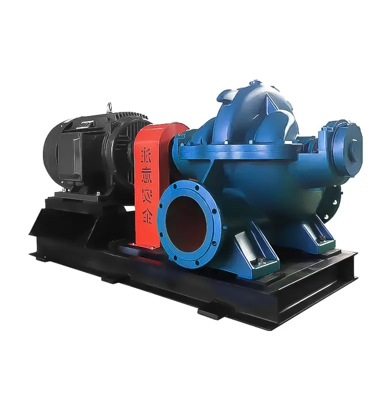 large high big flow centrifugal single-stage double suction split pump