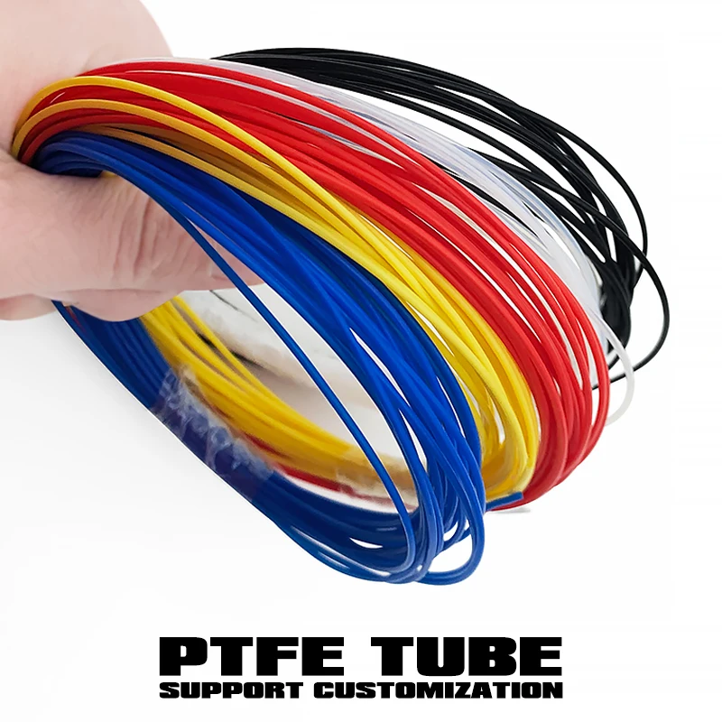 Customizable PTFE Tube F46 PFA FEP Insulated Pipe Rigid Tube For 3D Printer Parts Pipe 600V Temperature Corrosion Resistance