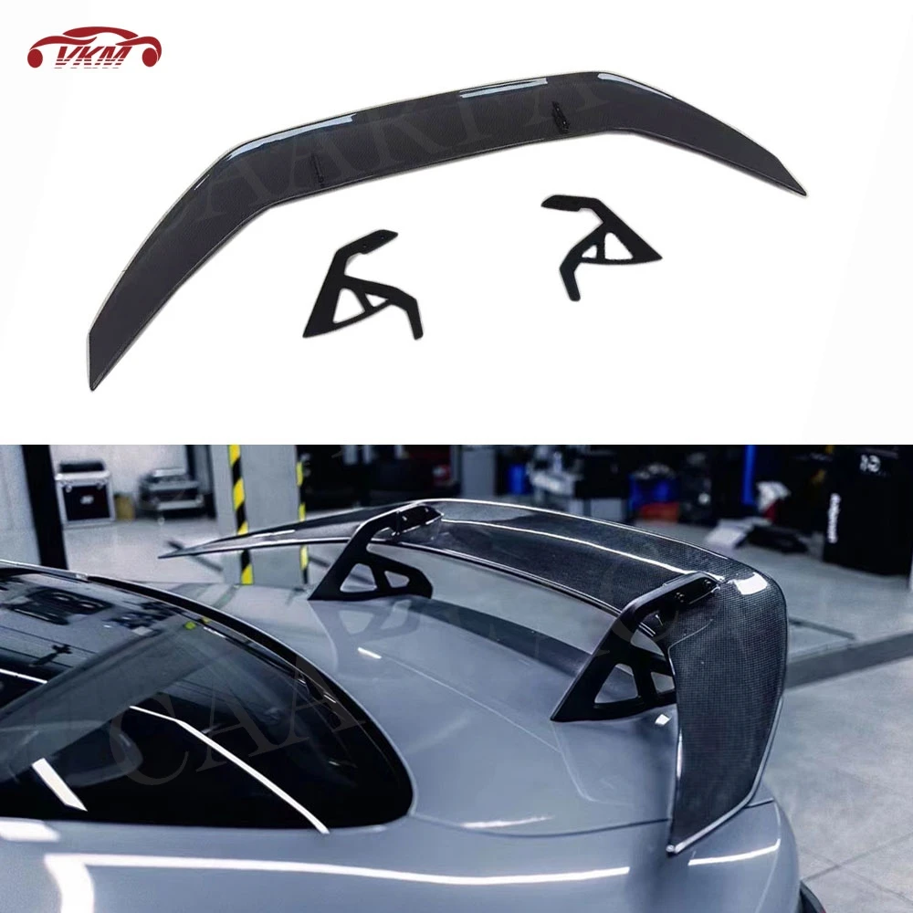 

Карбоновый спойлер-«утиный хвост» на багажник для BMW G22 G82 M4 Coupe 2021+ (FRP, тюнинг, декоративная накладка)