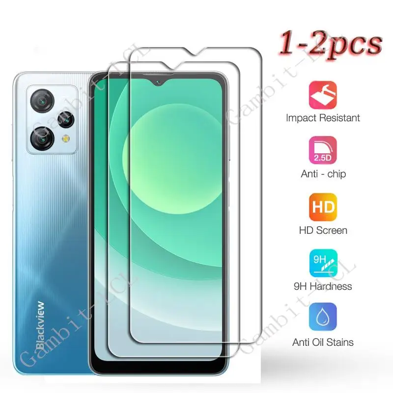 

1-2PCS For Blackview A50 A52 A53 Pro A55 Pro A60 Plus A70 A80 A80s A85 A90 A95 A96 A100 Tempered Glass Protective Screen Film
