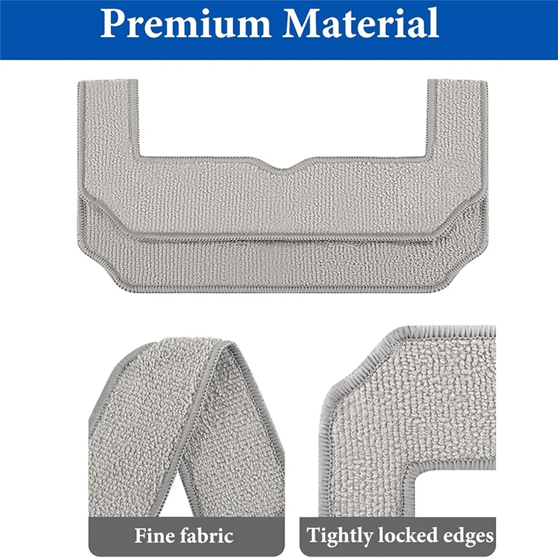 Mop Cloth Rag 10Pcs For Ecovacs Winbot Mini W-CC02-0012 Mop Replacement Vacuum Cleaner Parts Replacement-A54Q