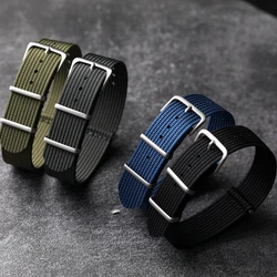 Braided Nylon Strap 20MM 22MM Black Grey Green Blue G10 Soft Slim Men's Bracelet, Wear Resistant Waterproof Bracelet