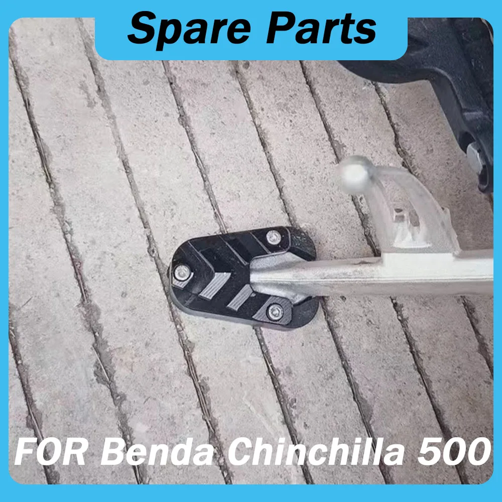 

For Benda Chinchilla 500 Chinchilla500 500Chinchilla Motorcycle Accessories Kickstand Stand Enlarger Extension Plate Pad