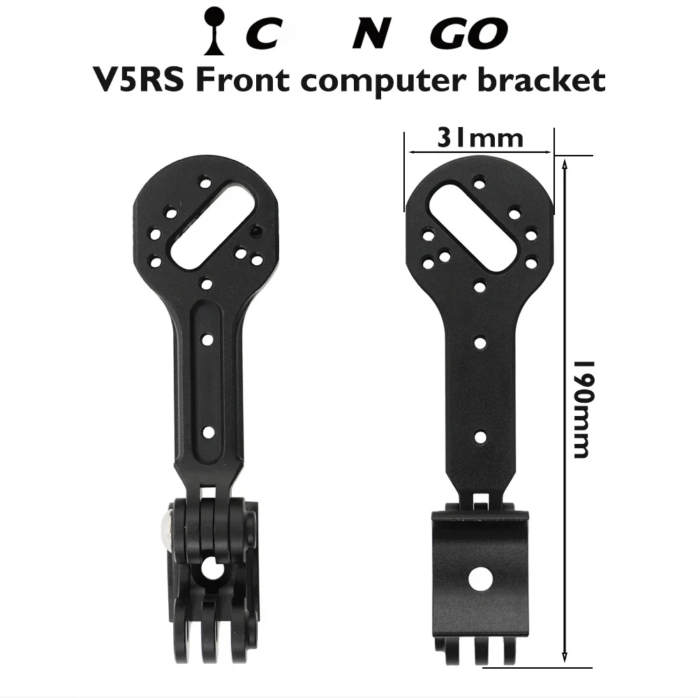 عالية القوة سبائك الألومنيوم دراجة الكمبيوتر جبل الوزن حوالي 35.7 جرام Size190MMx31 مللي متر ل V5Rs/V4Rs/C68/CC.01 المقود