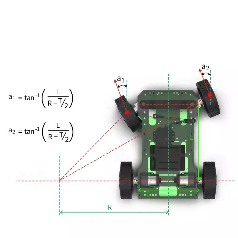 10KG Load Ackerman Robot Car ChassiS Front wheel- Steering Engine Dual Motor Drive for Arduino Robot Education