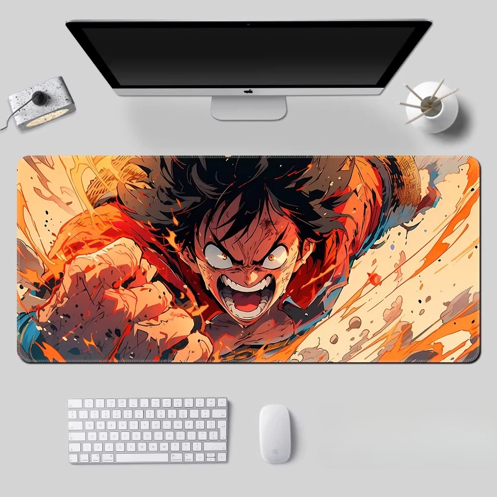 

Новый кожаный коврик для мыши ONE PIECE с Луффи и Ророноа Зоро, большой коврик для компьютерного стола, для мальчиков, с аниме-мотивами, для киберспорта, коврик для клавиатуры