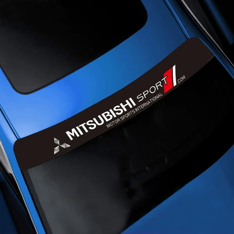 

Car Windshield Banner Sticker for Mitsubishi Compatible with All Models Pajero Outlander Lancer Eclipse Cross Vinyl Glass Decal