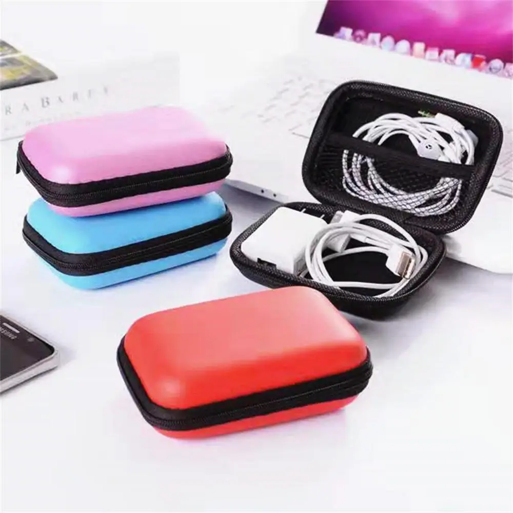 Sundries Travel Storage Bag Charging Case For Earphone Package Zipper Bag Portable Travel Cable Organizer Electronics Storage