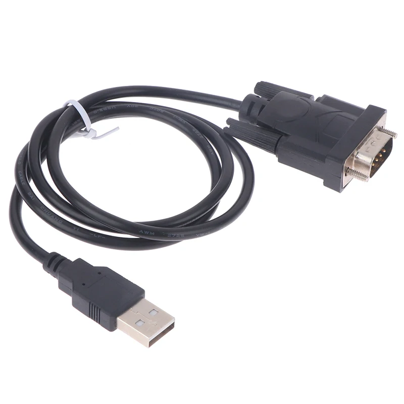 USB RS232 To DB 9-Pin Male Cable Adapter Converter Supports Win 7 8 10 Pro System Supports Various Serial Devices Cable 75cm