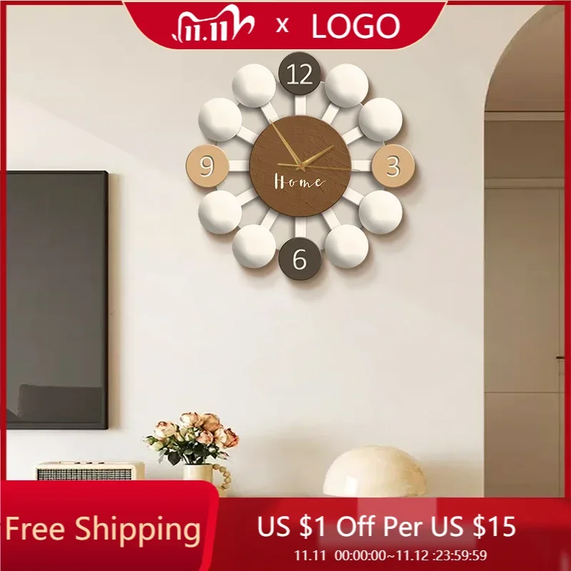 

Silent Stylish Wall Clock Small Design Nature Simple Modern Wall Clock Kitchen Bedroom Horloges Murales Decoration Living Room