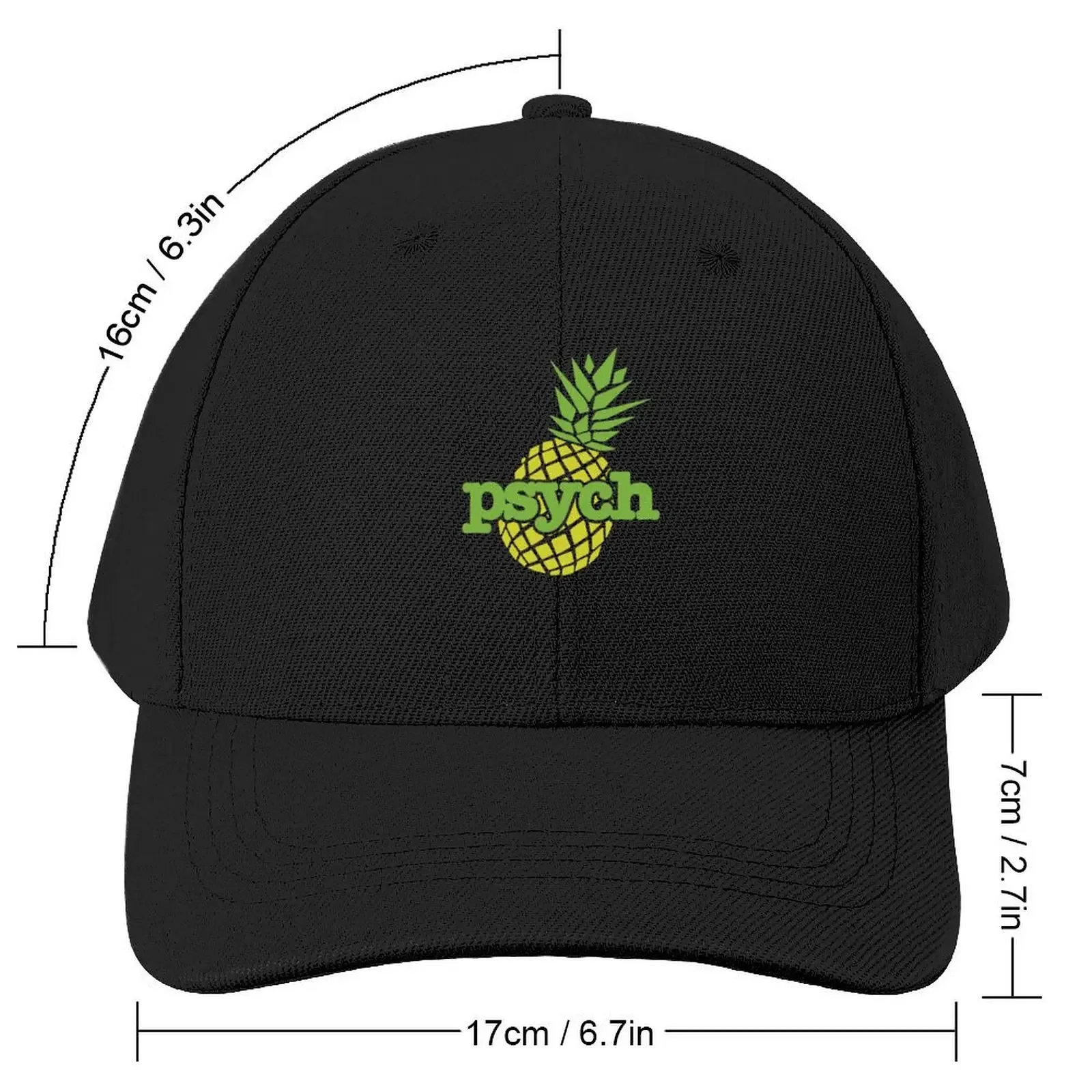 Psych Pineapple(p) Baseball Cap tea Hat Military Tactical Cap Baseball Men Women's