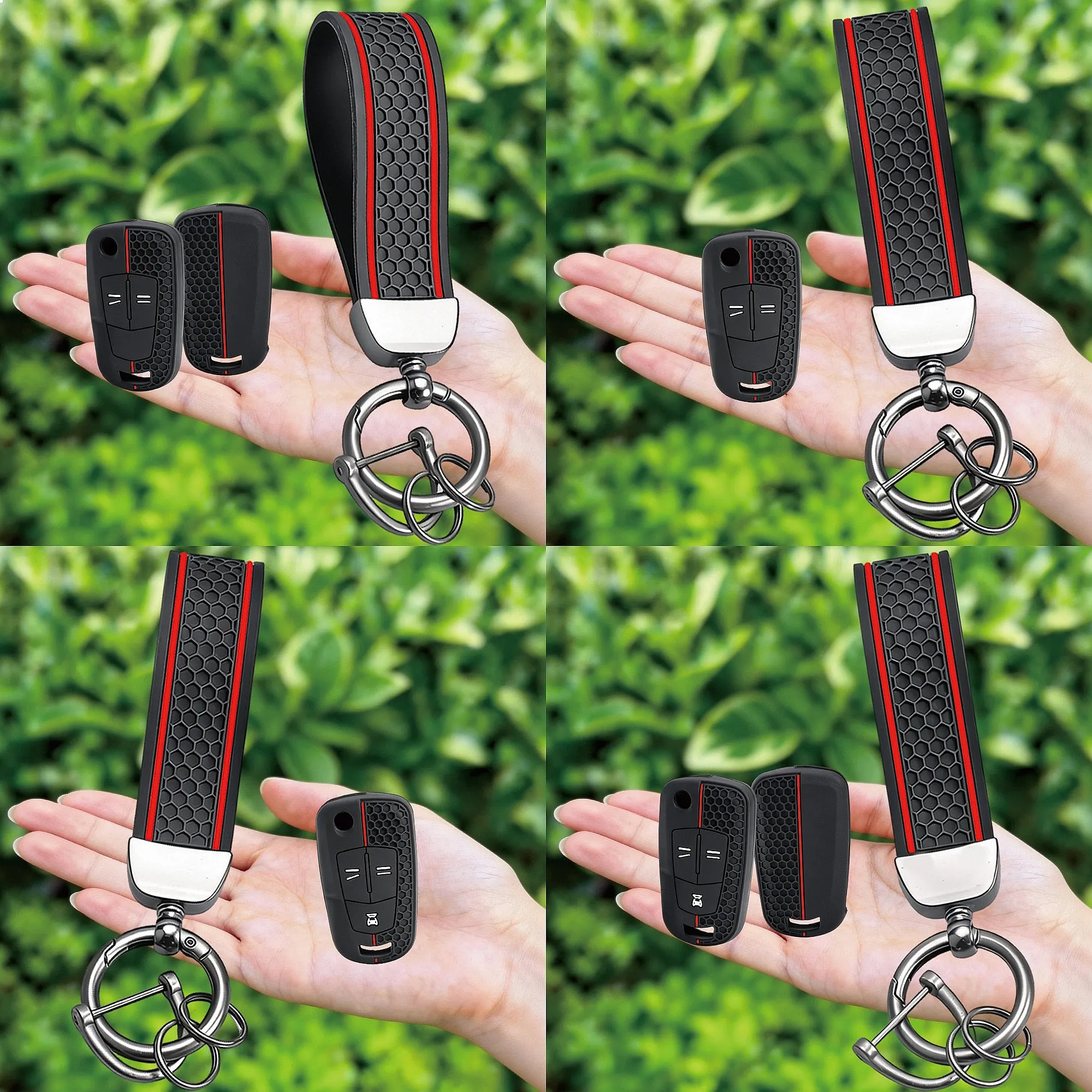 Silicone Car Key Fob Cover For Opel Vauxhall Astra H J Corsa D Vectra C Zafira Remote Key Shell Case