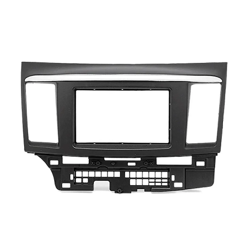 AED8-Panel de Radio Fascia para coche, Kit de tablero para Mitsubishi Lancer 2007-2015, instalación de bisel de consola Facia