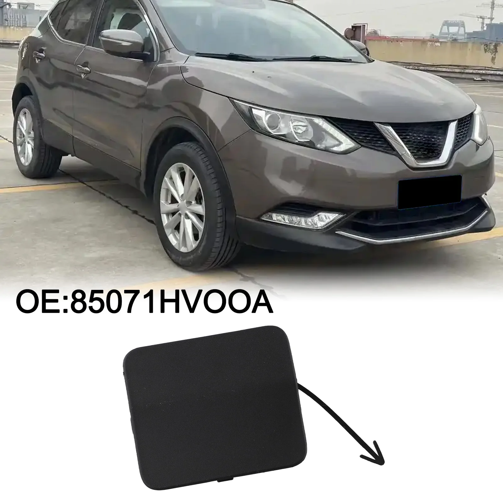 For Nissan For Qashqai J11B Rear Bumper Towing Hook Eye Cover (2017 2021) Designed for Easy Installation and Compatibility