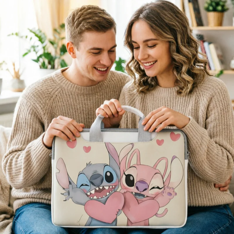 

New Animation Peripheral Stitch Laptop Bag 12 13 14 15 16 Inches Waterproof Suitable for Huawei Apple Game Notebook Boys Gift