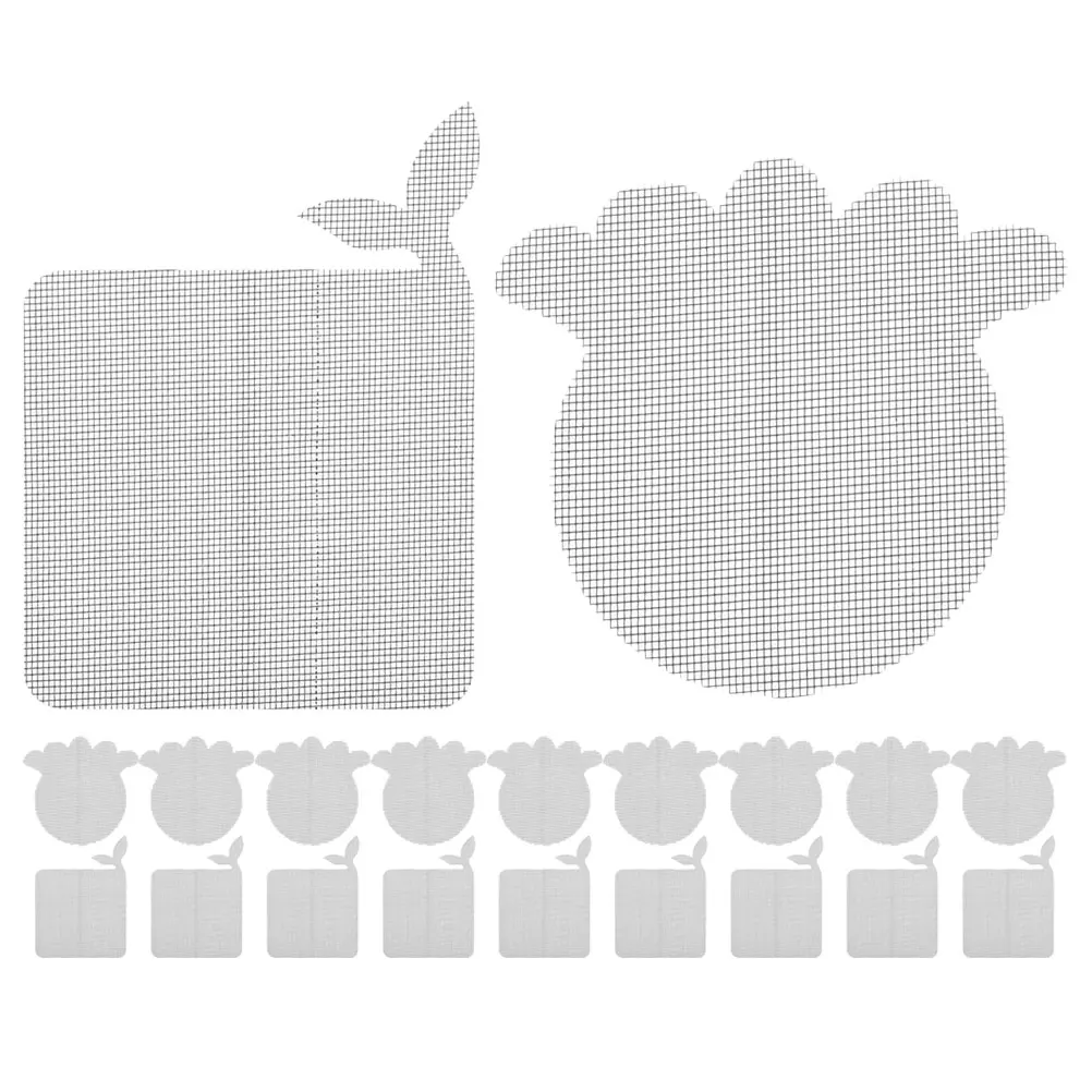 

20 Pcs Floor Drain Filter Hair Catcher Anti Clogging Sticker Sink Strainer Mesh Design Fits Sewers Bathrooms Showers Bathtubs