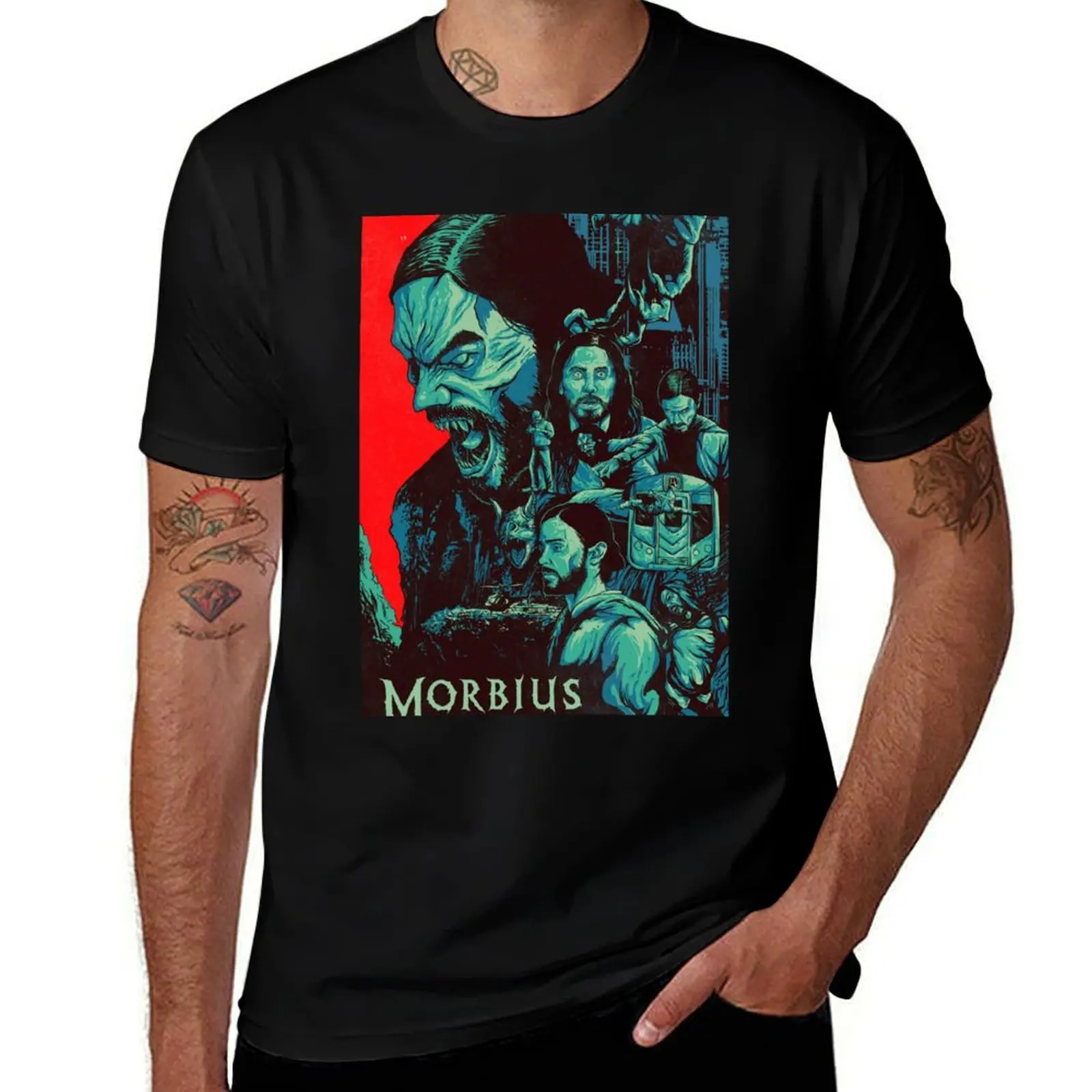 

MORBIUS shirts MOVIE men man cotton pack shirts shirt t cotton BLACK T-Shirt T-Shirt mens t t brand luxury for 100% graphic