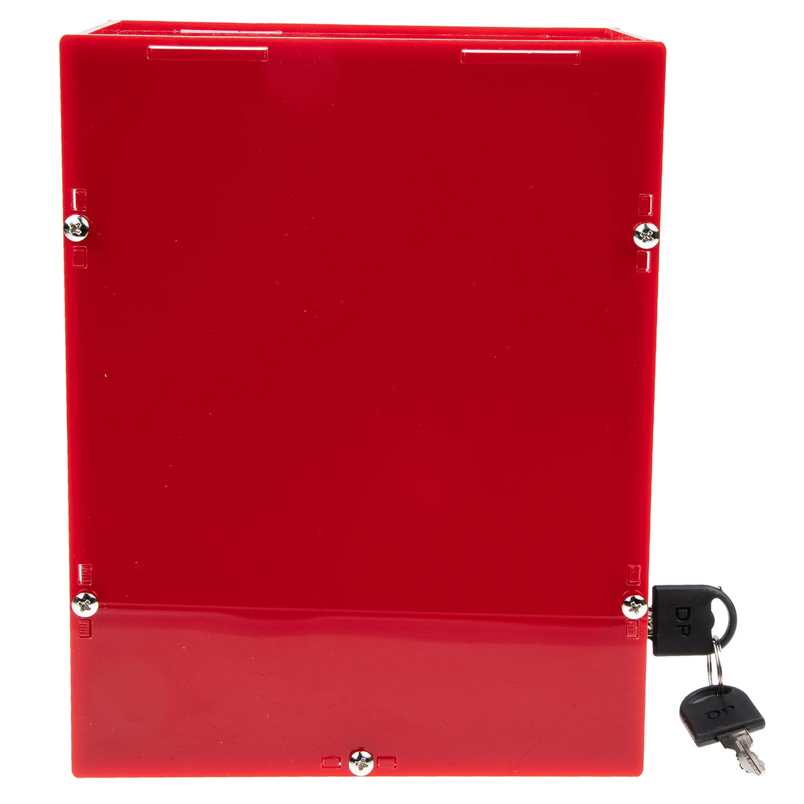 Boîte de vote Portable en acrylique, boîtier de vote, bords lisses, verrouillage, pratique, multifonction, boîte de collecte de suggestions