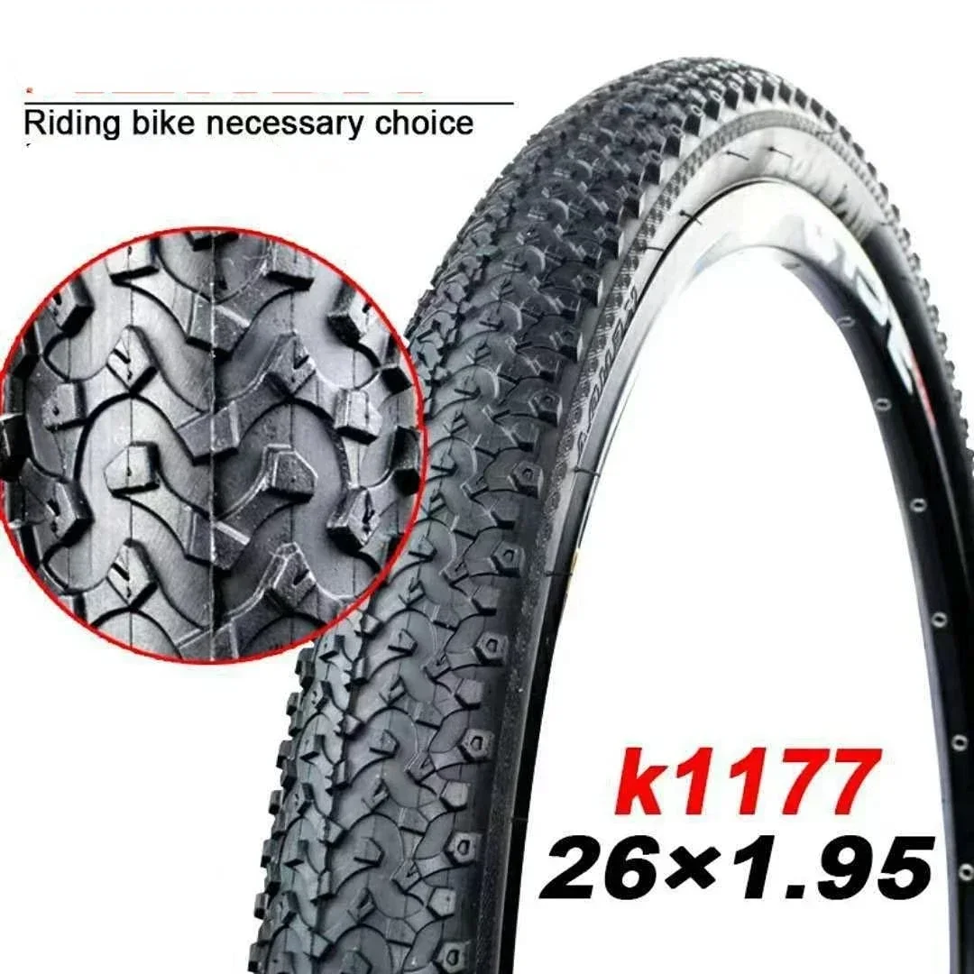 K1177 Mountain bike inner and outer tires 20 26 27 29 inch outer belt 27.5 24 inch high pressure American French mouth tire 1.95