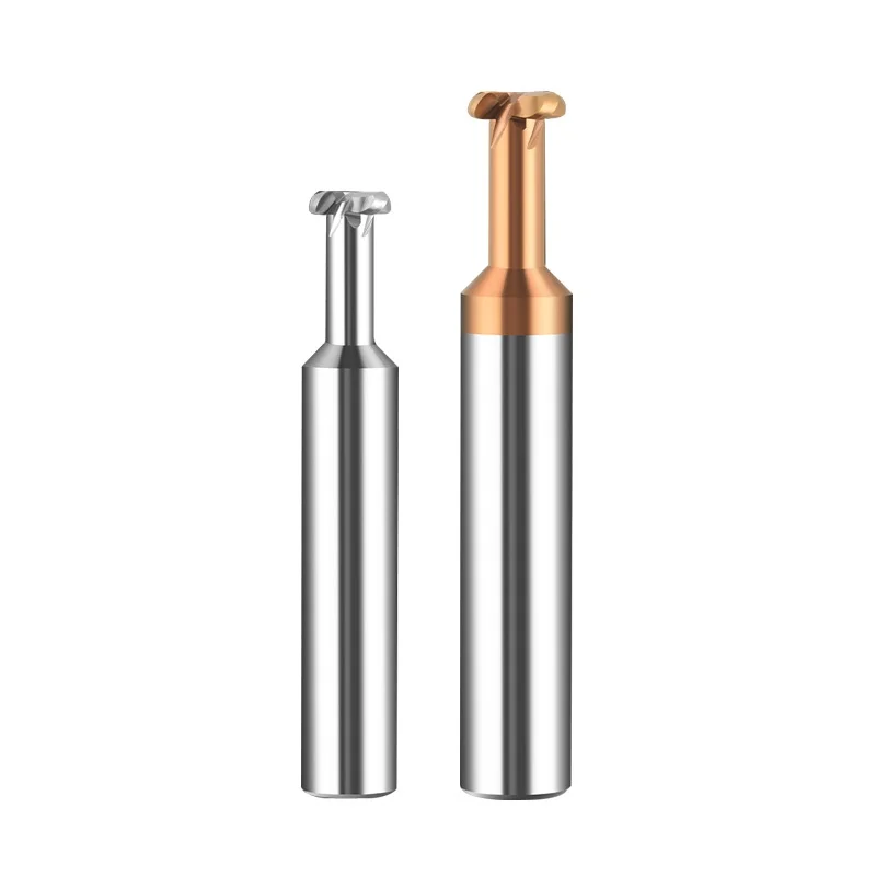 

Aluminum CNC Cutting Tungsten Steel Hard Alloy Coated T shaped R Cutter Arc Groove Cutter R angle End Milling Cutter
