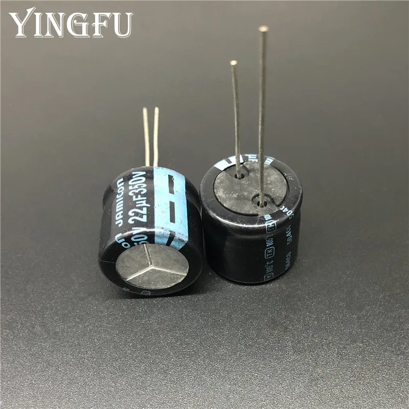 5pcs/50pcs 22uF 350V JAMICON TK Series 18x18mm High Quality Original 350V22uF Aluminum Electrolytic capacitor