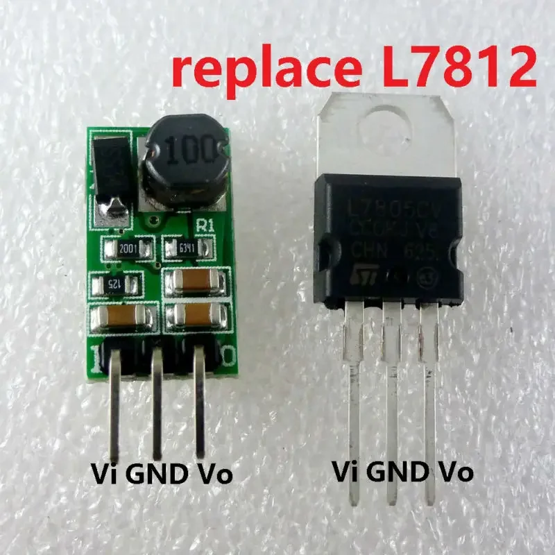 DC-DC Converter Step-Down Buck Module Replace LM7812 L7812 RS485 Relay DD4012SA 10W 14-40V 24V to 12V Voltage Regulator