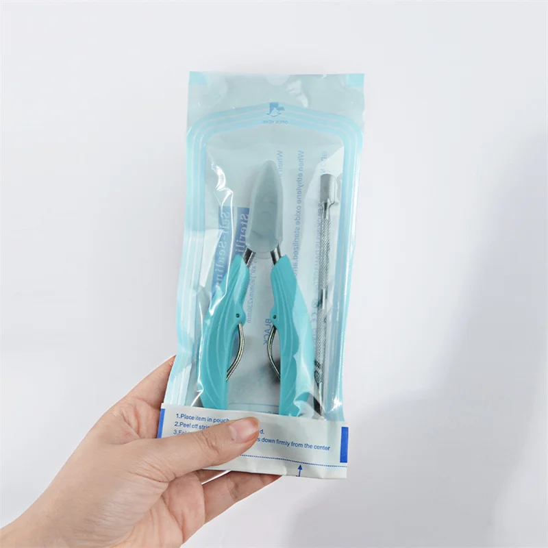 Nail Sterilization Bag Pre-folded Design Disposable Bag Dust Brush Seal Nail Supplies And Manicure Tools Nail Art