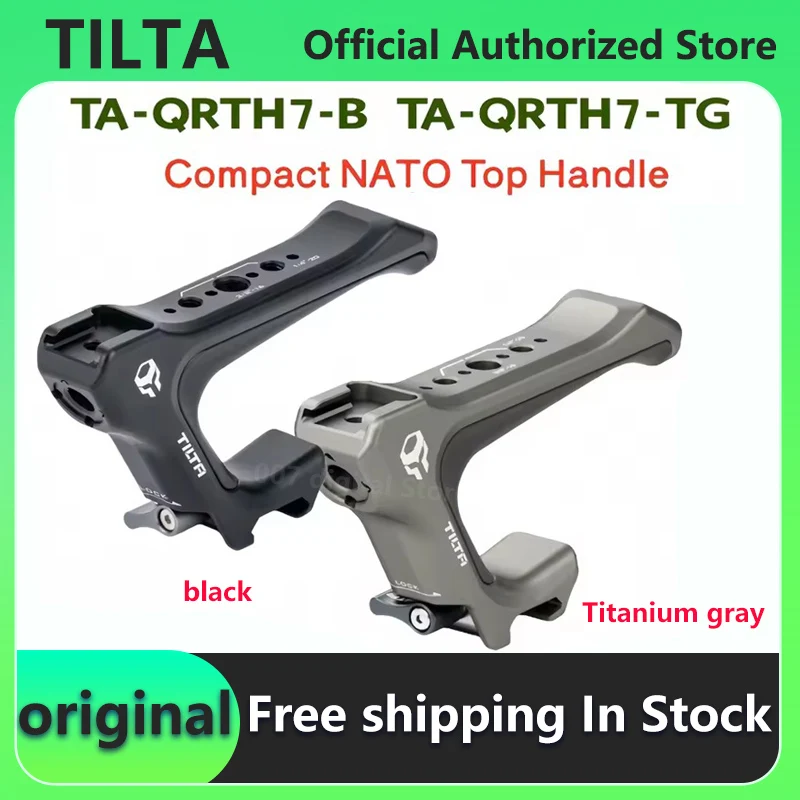 TILTA TA-QRTH7-B Manija superior compacta inclinable NATO con kit de riel Nato - Negro