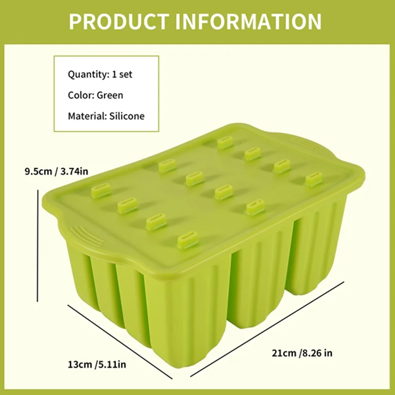 A01F-силиконовая форма для мороженого, форма для мороженого для мороженого DIY, с 50 шт., палочки для мороженого, палочки для мороженого, палочки для мороженого, палочки для мороженого