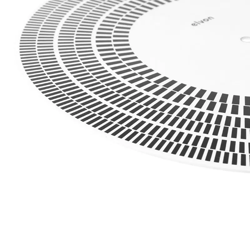 for LP Vinyl Record Turntable Phono Tachometer Calibration Strobe Disc Essential Adjustment Tool for Lp Vinyl Record