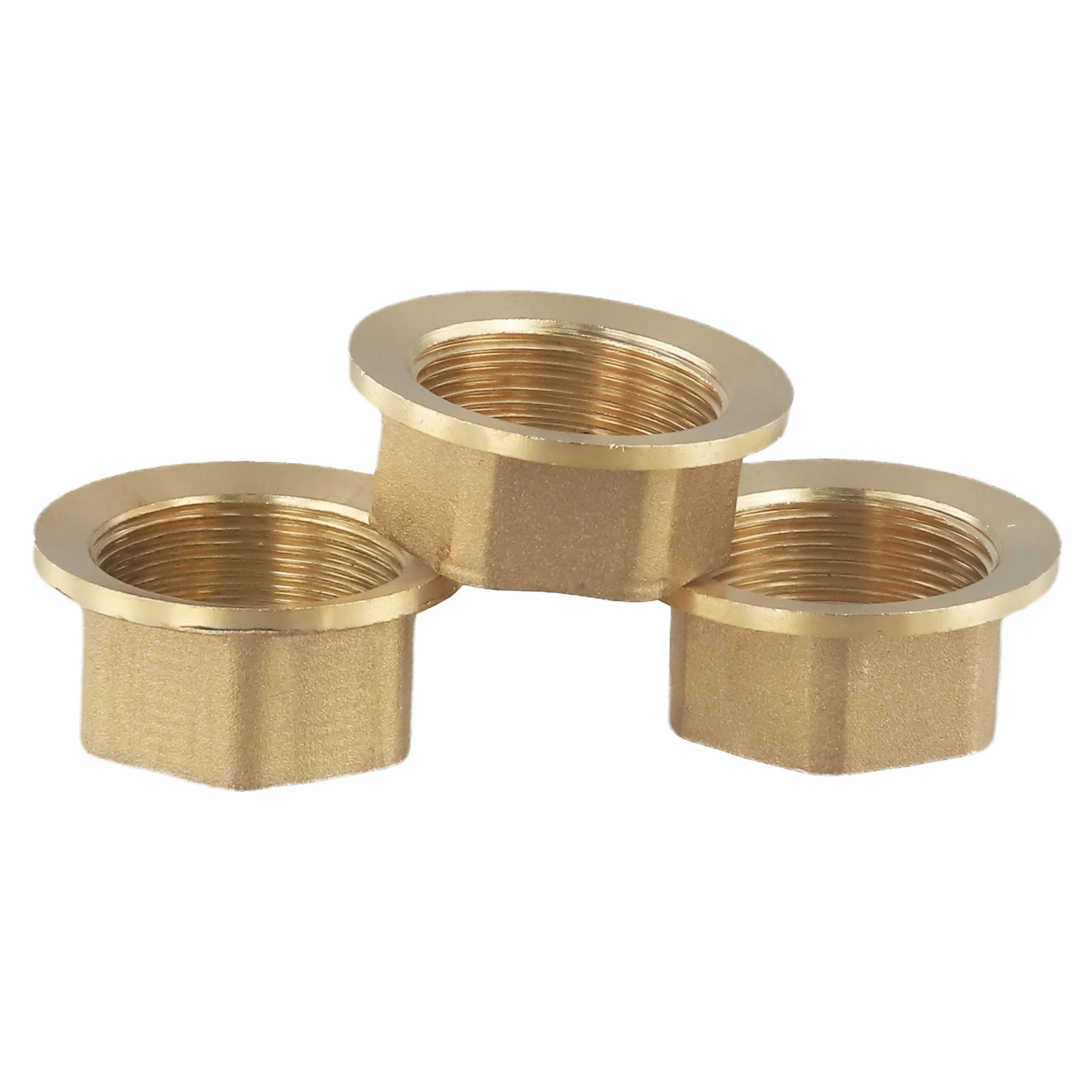 3pc Brass Backnut for Securing 32mm Monobloc Mixer Taps in Residential For Kitchen Basin and Sink Environments