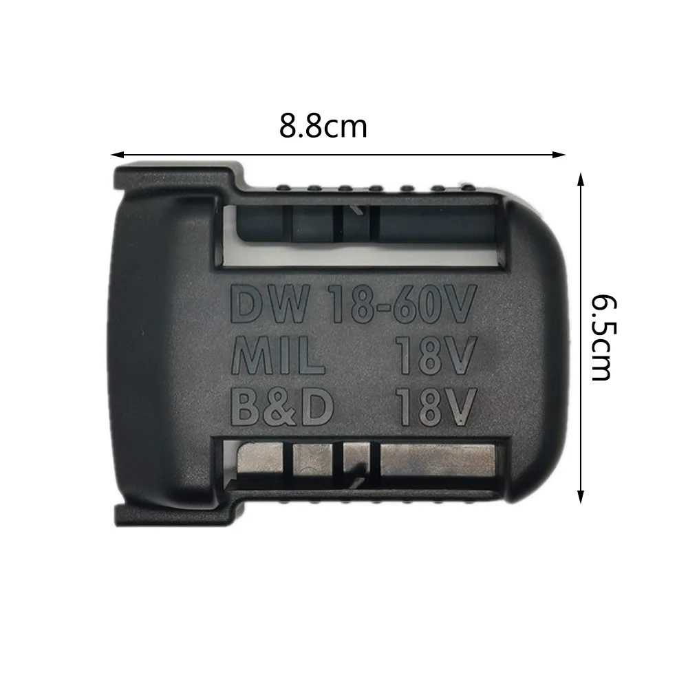Imagem -06 - Ferramenta Elétrica Case de Armazenamento da Bateria Montagem na Parede Suporte Doca para Makita Bosch Dewalt Milwaukee 18v Bateria Rack Dispositivos Fixação Peças