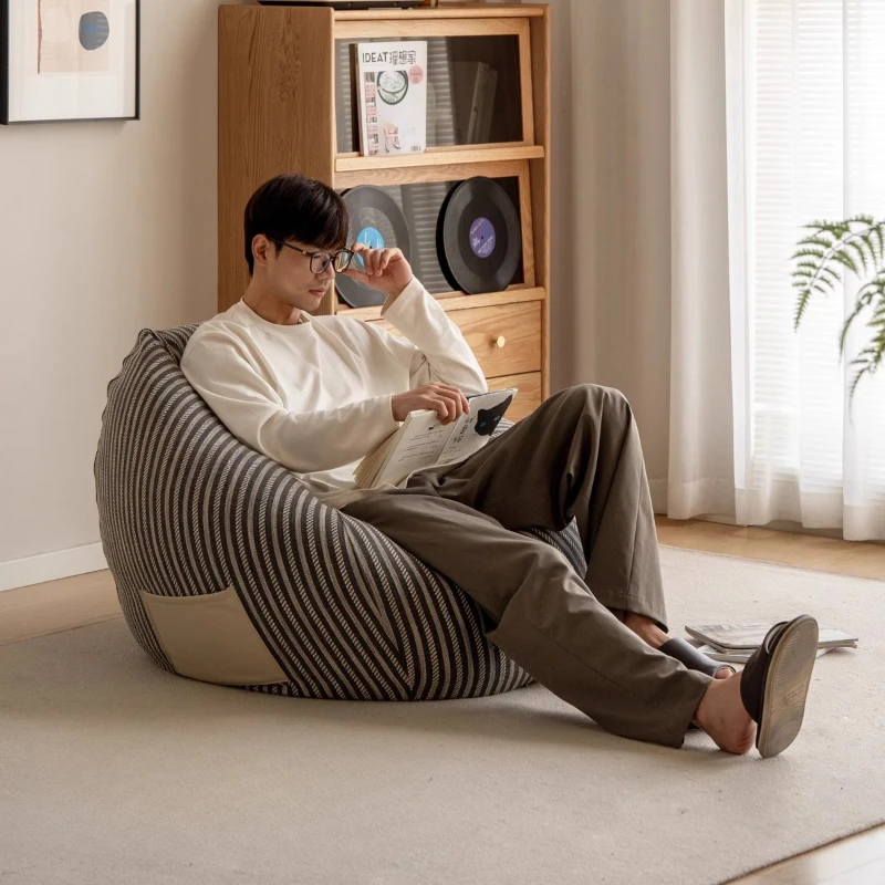 

Luxury Apartments Couch Bean Bag Sofas Single Lazy Bean Bag Sofas Lounge Giant Living Room Sillones Puffs Nordic Furniture